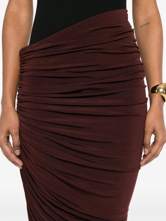 25SS 마그다뷰트림 롱 스커트 SS25SKIRT08BORDEAUX RED - MAGDA BUTRYM