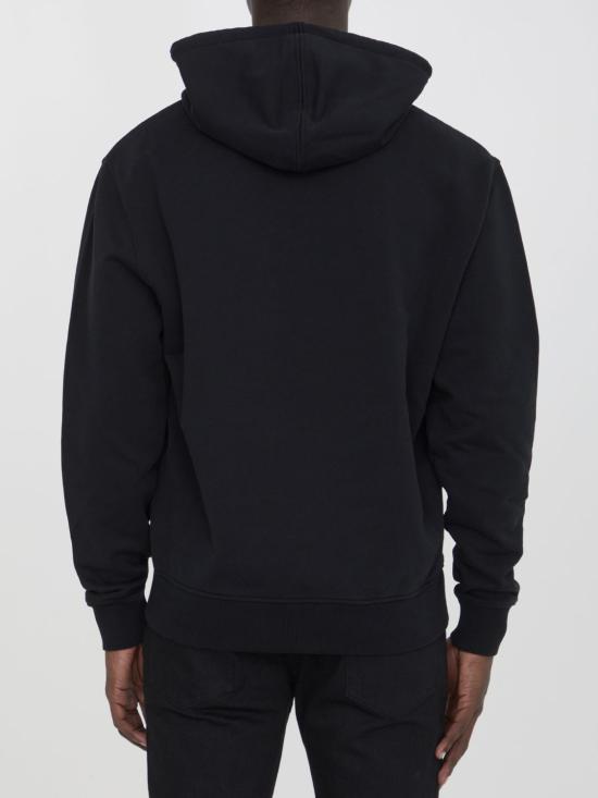 25FW 아미 후드 티셔츠 BFUSW235730 001 BLACK - AMI