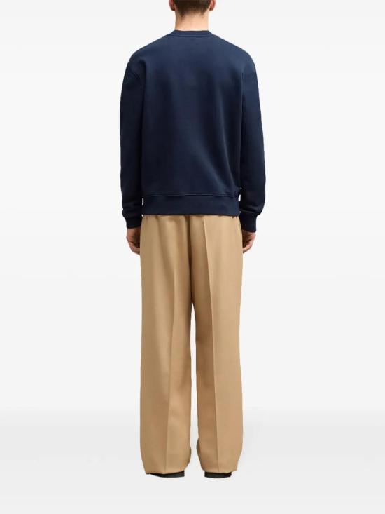 25FW 아미 스몰 하트 로고 스웨트셔츠 BFUSW035730 430 NAVY - AMI