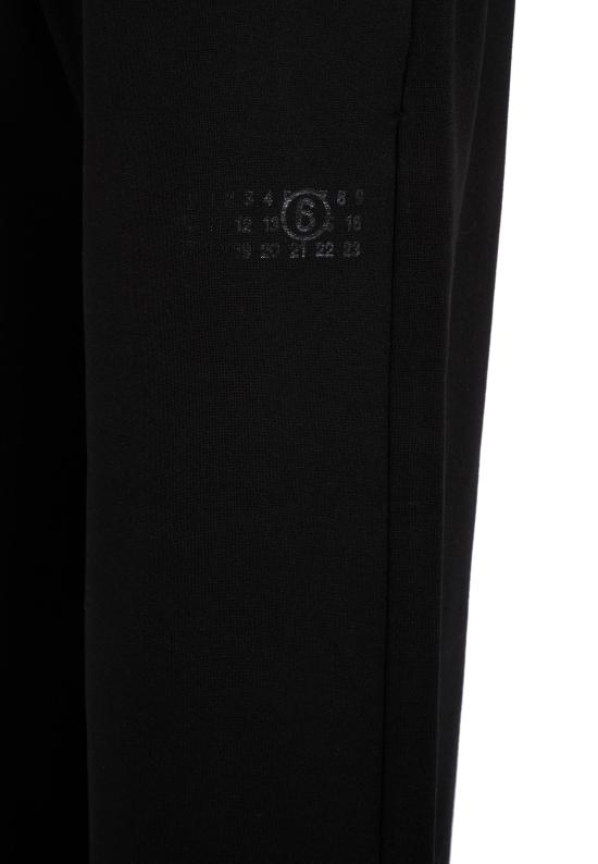 25FW [키즈] MM6 메종마르지엘라 스트레이트 팬츠 M60840 MM05Z M6900 BLACK - MM6 MAISON MARGIELA