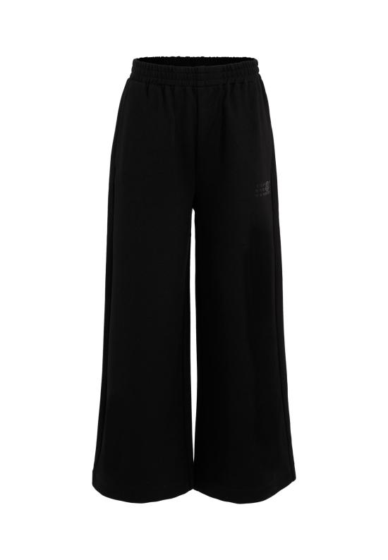 25FW [키즈] MM6 메종마르지엘라 스트레이트 팬츠 M60840 MM05Z M6900 BLACK