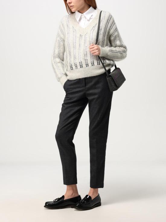  브루넬로 쿠치넬리 프레셔스 백 MBMON2611 C2355 Grey - BRUNELLO CUCINELLI