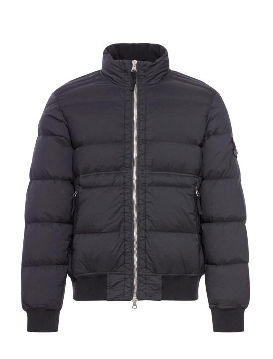 25FW 스톤 아일랜드 매트 립스탑 다운 자켓  K2S154100039S0028V0029 Black