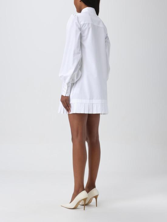  오프화이트 숏 원피스 OWDG008S24FAB001 0101 White - OFF WHITE