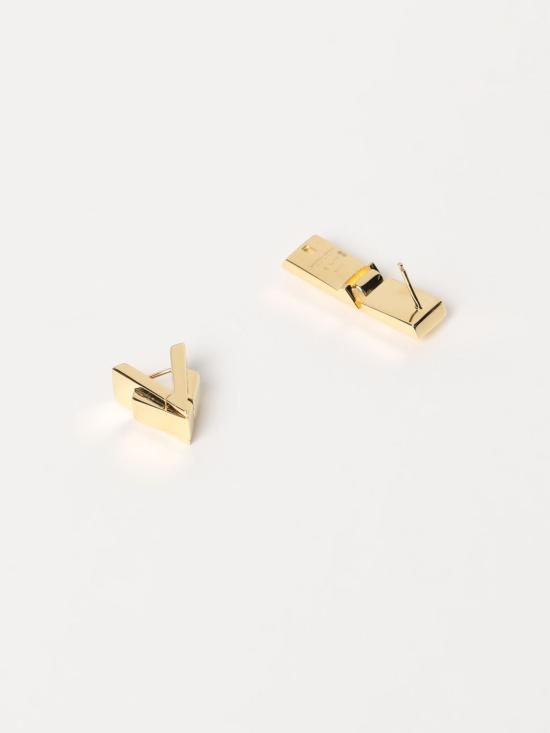  보테가베네타 925 실버 이어링 754291VAHU0 8120 Gold - BOTTEGA VENETA