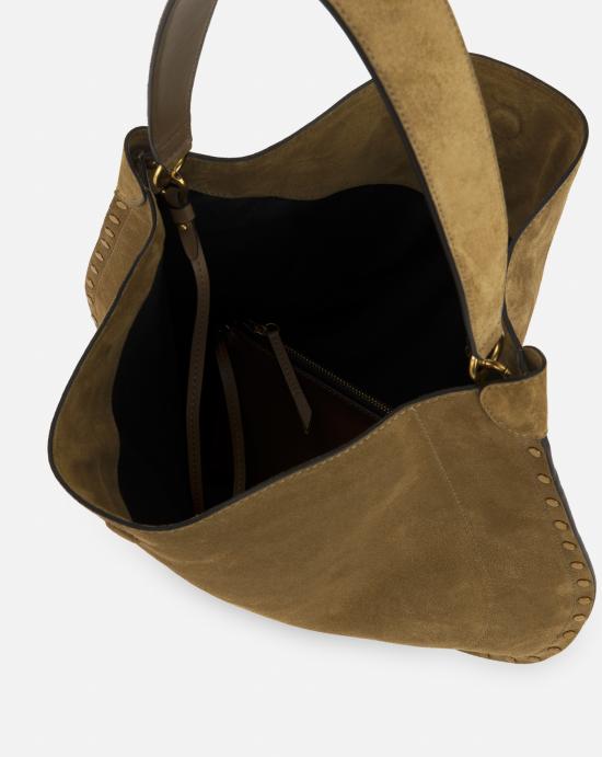 24FW 이자벨마랑 OSKAN 오스칸 문 숄더백 PP0200FA B2C03M 50TA Beige - ISABEL MARANT