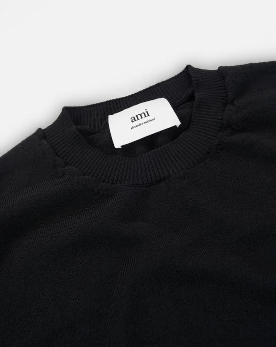  아미 스웨터 HKS826001 009 Black - AMI