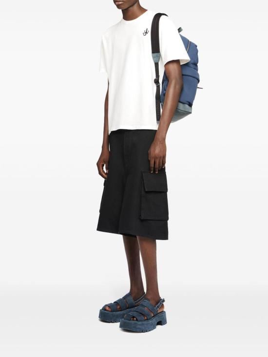 24FW JW앤더슨 반팔 티셔츠 JT0257 PG1510001 White - JW ANDERSON