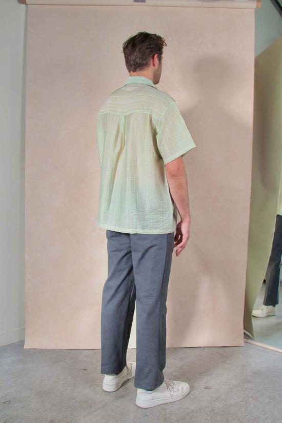  더 엔케이씨 스토어 반팔 셔츠 Nkc 스토어 에디 반팔 버튼 다운 - The NKC Store