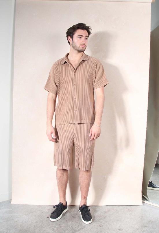  더 엔케이씨 스토어 숏팬츠 Nkc 스토어 미드 플리츠 - The NKC Store