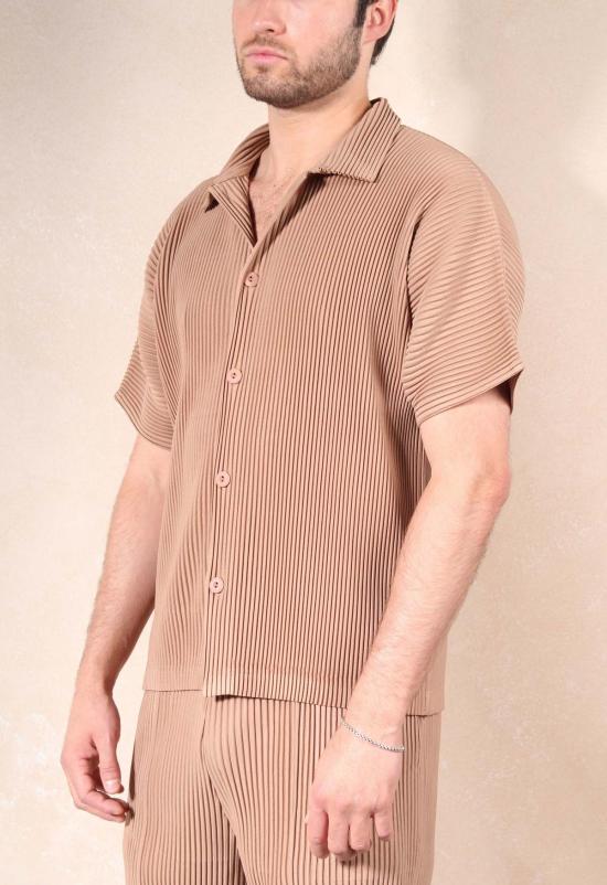  더 엔케이씨 스토어 반팔 셔츠 Nkc 스토어 플리츠 반팔 - The NKC Store