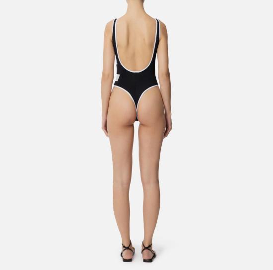 엘리자베타프랜치 원피스 수영복 CS75M52E2 314 NERO AVORIO - ELISABETTA FRANCHI
