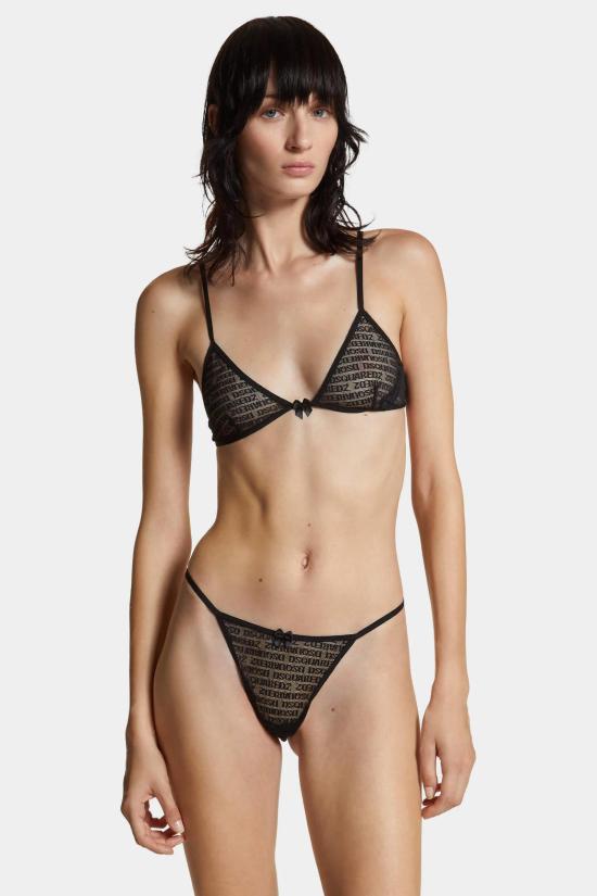 25SS 디스퀘어드2 브라 D8R085840 001 BLACK - DSQUARED2