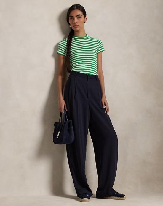 25SS 랄프 로렌 반팔 티셔츠 211891520004 300 GREEN - RALPH LAUREN