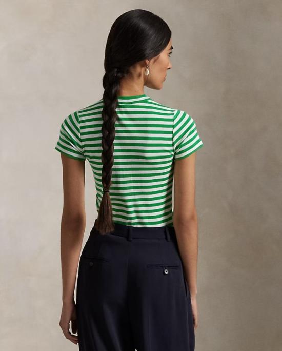 25SS 랄프 로렌 반팔 티셔츠 211891520004 300 GREEN - RALPH LAUREN