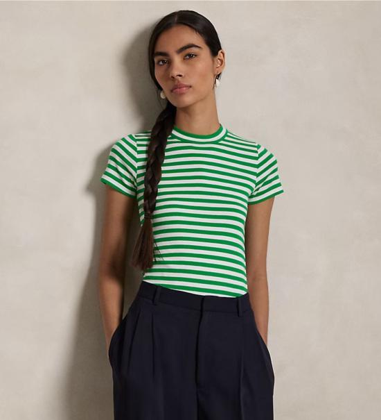 25SS 랄프 로렌 반팔 티셔츠 211891520004 300 GREEN - RALPH LAUREN