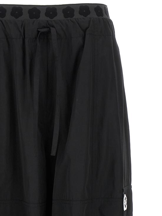 25FW 겐조 스트레이트 팬츠 FF52PA1049FI99 Black - KENZO