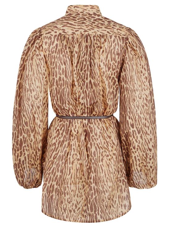 25FW 짐머만 숏 원피스 3203TSS255 TNLP BROWN - ZIMMERMANN