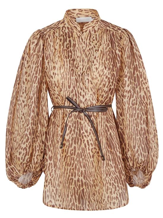 25FW 짐머만 숏 원피스 3203TSS255 TNLP BROWN