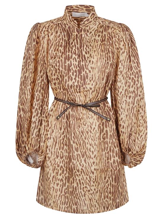 25FW 짐머만 숏 원피스 4593DSS255 TNLP BROWN