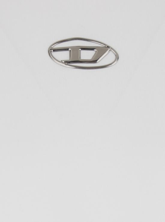 25FW 디젤 반팔 티셔츠 A178800CLBR100 White - DIESEL