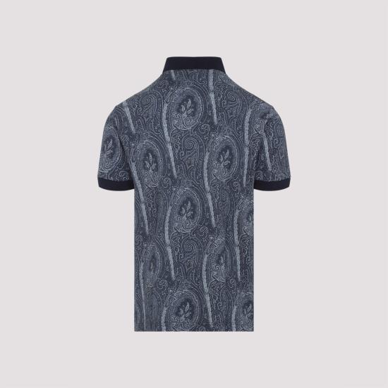 25FW 에트로 폴로 티셔츠 MRMD0004 AK472 X0883 STAMPA F DO BLU - ETRO