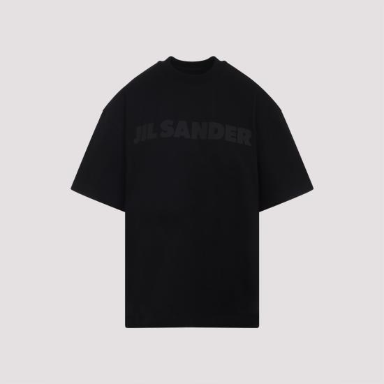 25FW 질샌더 반팔 티셔츠 J03GC0137 J20243 001 BLACK - JIL SANDER
