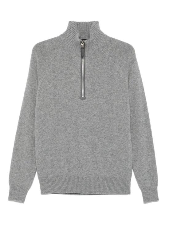 25FW 톰포드 집업 니트 KFL004 YMW106 164 GREY