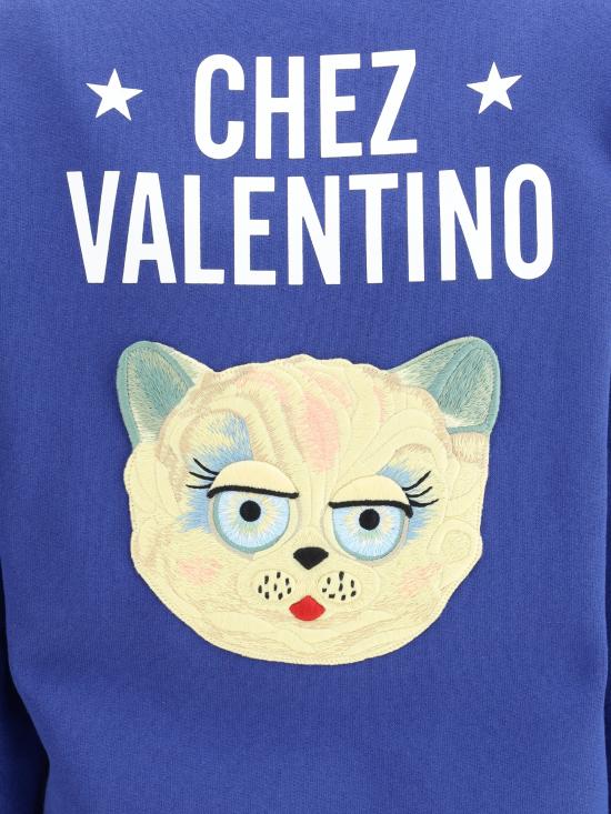 25FW 발렌티노 가라바니 긴팔 티셔츠 7B3MF24V9KY AF9 BLUE - VALENTINO GARAVANI