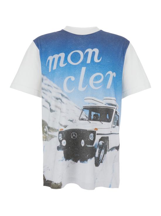 25SS 몽클레어 반팔 티셔츠 8C0000389AB9001 White