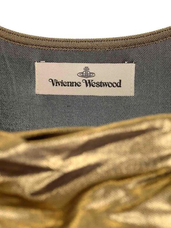 25FW 비비안웨스트우드 롱 원피스 1102001AJ007PN210 Gold - VIVIENNE WESTWOOD