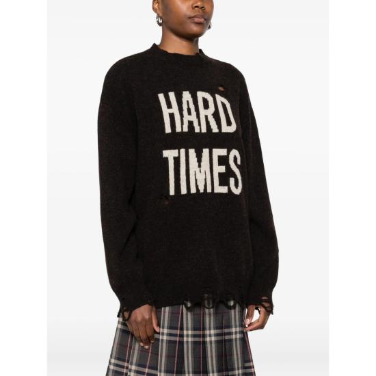 25FW 모스키노 긴팔 티셔츠 5503 A0931 0102 BROWN - MOSCHINO