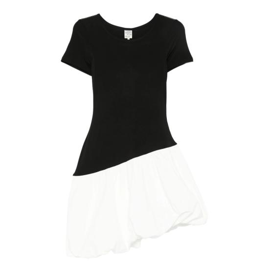 25FW 바움 운드 페르드가르텐 숏 원피스 24276 C9999 BLACK WHITE