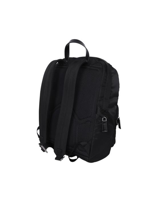  프라다 삼각로고 리나일론 앤 사피아노 레더 백팩 2VZ104 2DMG F0002 Black - PRADA