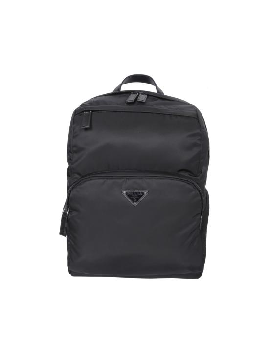  프라다 삼각로고 리나일론 앤 사피아노 레더 백팩 2VZ104 2DMG F0002 Black