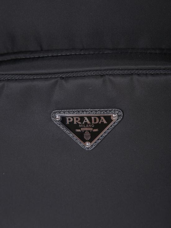  프라다 삼각로고 리나일론 앤 사피아노 레더 백팩 2VZ104 2DMG F0002 Black - PRADA