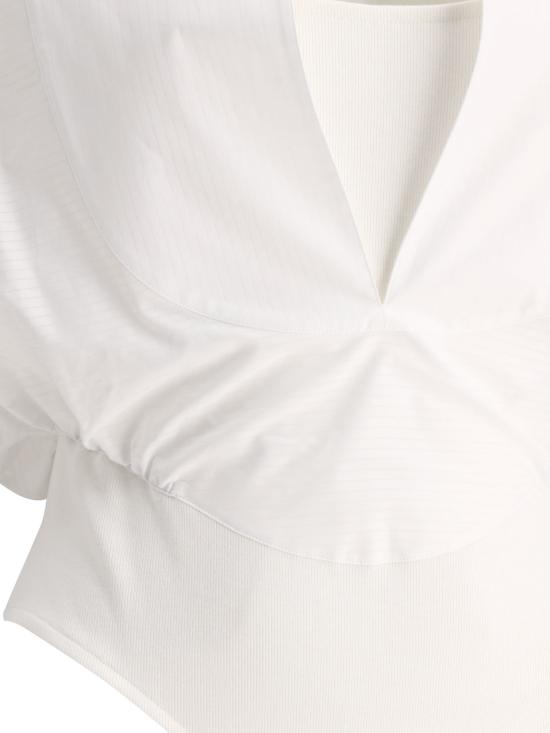  알라이아 바디수트 티셔츠 AA9H04345T620000 White - ALAIA