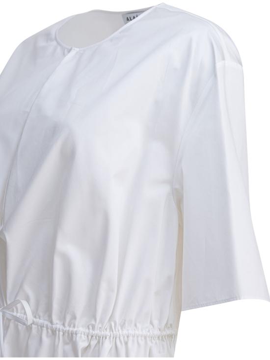 25FW 알라이아 숏 원피스 AA9R2659T611B000 White - ALAIA