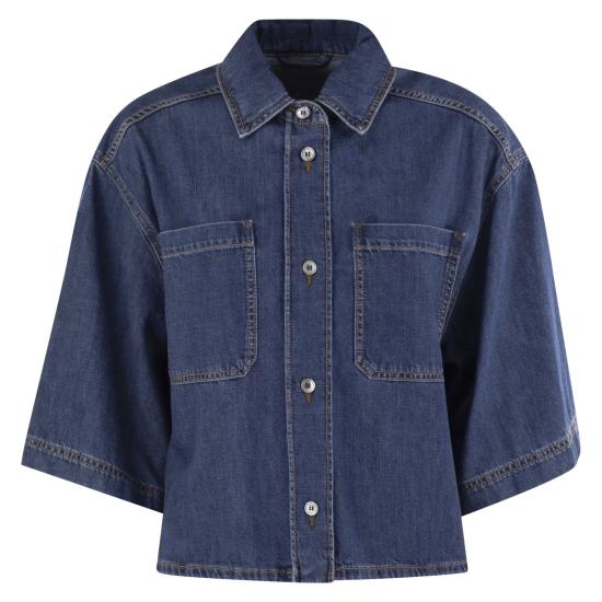 25FW 위켄드막스마라 블라우스/셔츠 2525116081600 DENIM