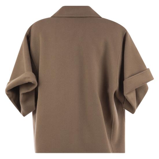 25FW 위켄드막스마라 PERA 페라 버진 울 숏 코트  2525086021600 BROWN - WEEKEND MAX MARA