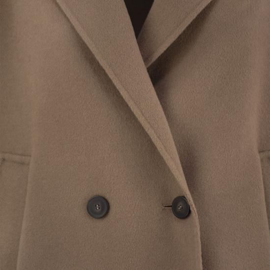 25FW 위켄드막스마라 PERA 페라 버진 울 숏 코트  2525086021600 BROWN - WEEKEND MAX MARA