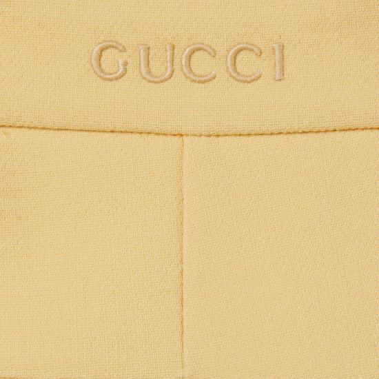  구찌 스트레이트 팬츠 805983Z7AC39048 Yellow - GUCCI