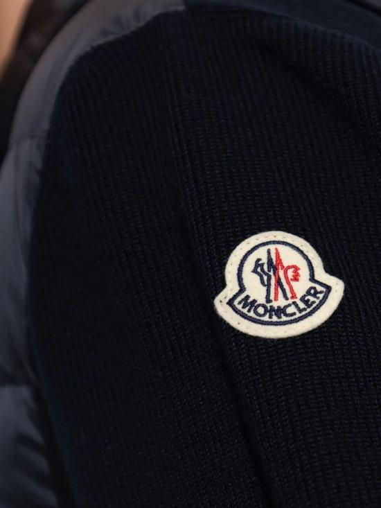 25FW 몽클레어 숏패딩 울 집업 후드 K20919B00006 M1131 776 BLU - MONCLER