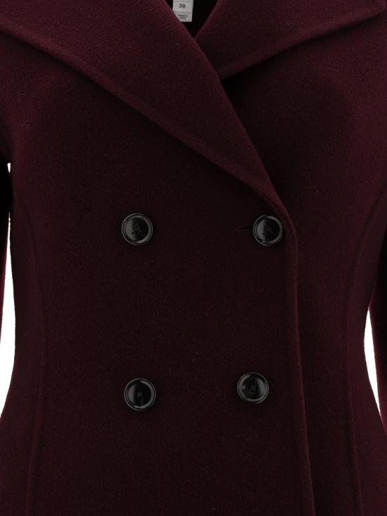 25SS 알라이아 코트 AA9V0420T473A337 Bordeaux - ALAIA