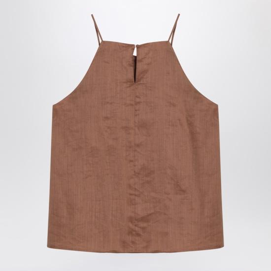  막스마라 스튜디오 민소매 티셔츠 SUMMERPL Brown - MAX MARA STUDIO