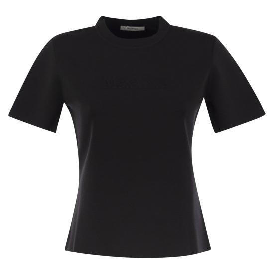 25FW 막스마라 반팔 티셔츠 2521366068600 BLACK