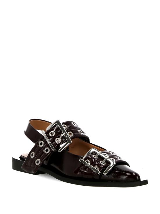 25FW 가니 플랫 슈즈 S3086 436 Purple - GANNI