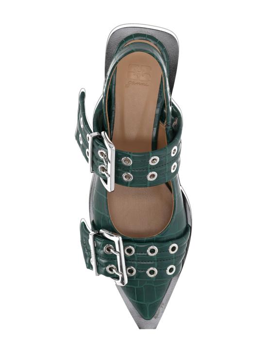 25FW 가니 플랫 슈즈 S3005 774 PINENEEDLE - GANNI