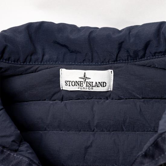  [키즈] 스톤 아일랜드 베스트 MO7316G0132 10y Bleu marine Blue - STONE ISLAND