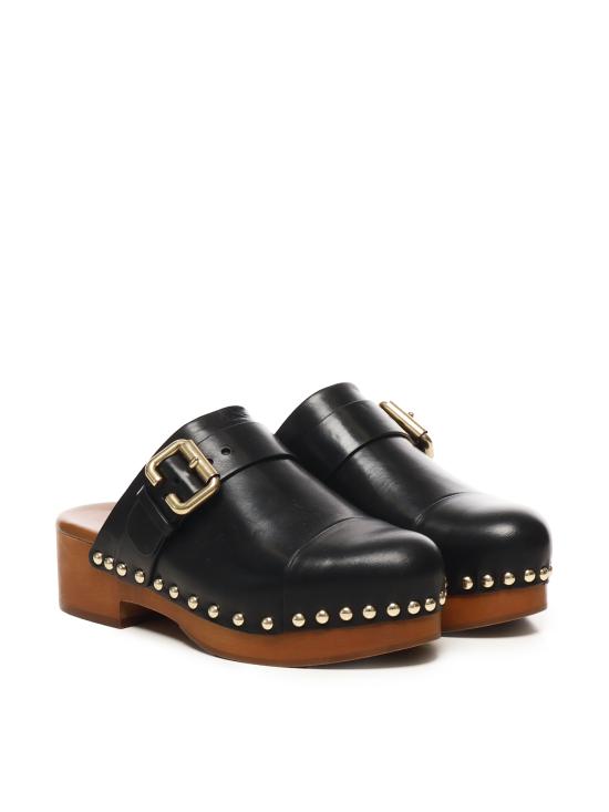 25FW 끌로에 뮬/슬리퍼 CHC25A12ZLT 001 Black - CHLOE